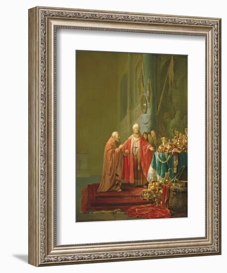 Croesus Showing His Riches to Solon-Willem de Poorter-Framed Giclee Print