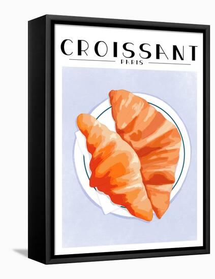 Croissant - Paris-ByKammille-Framed Premier Image Canvas