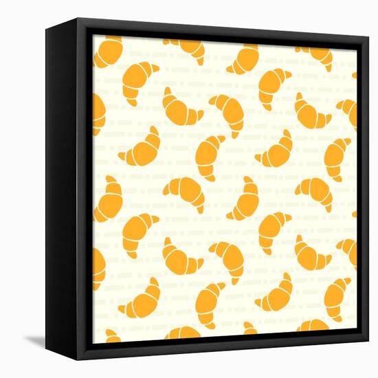 Croissants.-TashaNatasha-Framed Stretched Canvas