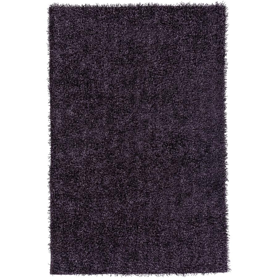 Croix Area Rug Eggplant Black 5 X 7 6 Home Accessories By Art Com