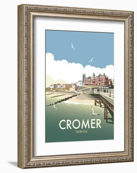 Cromer - Dave Thompson Contemporary Travel Print-Dave Thompson-Framed Art Print