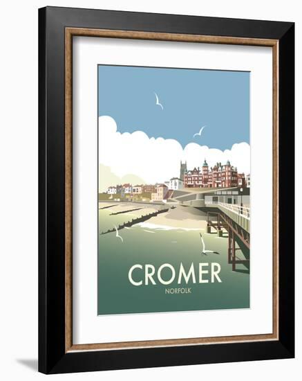 Cromer - Dave Thompson Contemporary Travel Print-Dave Thompson-Framed Art Print