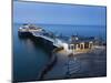 Cromer Pier at Dusk, Cromer, Norfolk, England, United Kingdom, Europe-Mark Sunderland-Mounted Photographic Print