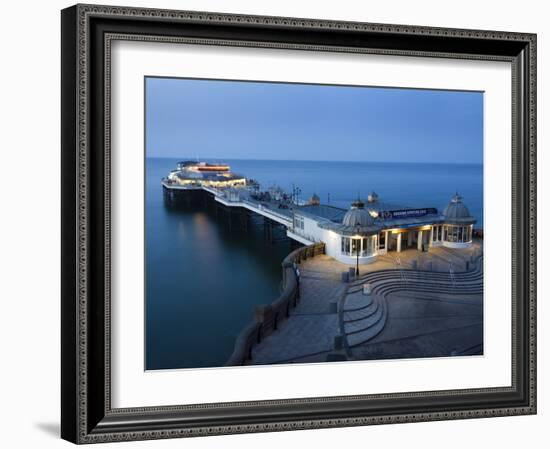 Cromer Pier at Dusk, Cromer, Norfolk, England, United Kingdom, Europe-Mark Sunderland-Framed Photographic Print