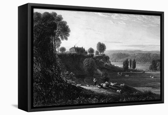 Crompton's Home-William Linton-Framed Stretched Canvas