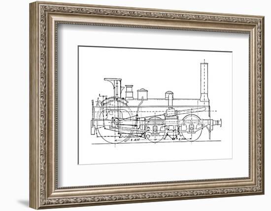 Crompton's Steam Locomotive-Mark Sykes-Framed Photographic Print