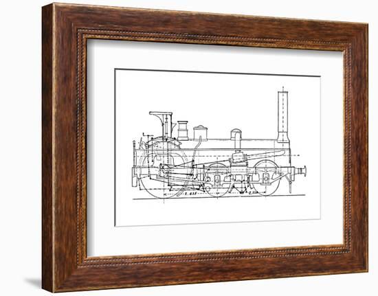 Crompton's Steam Locomotive-Mark Sykes-Framed Photographic Print