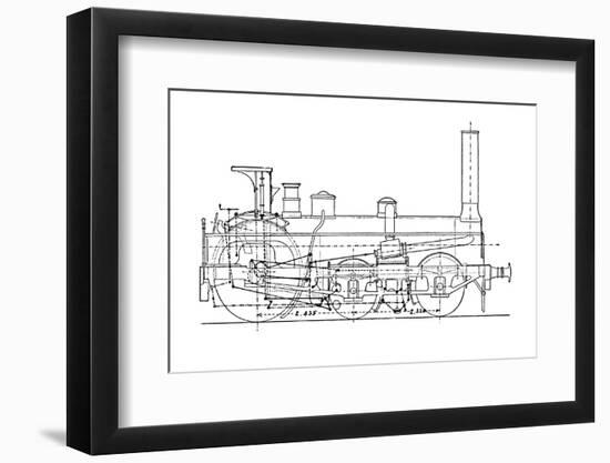 Crompton's Steam Locomotive-Mark Sykes-Framed Photographic Print