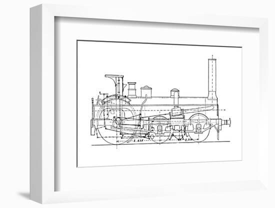 Crompton's Steam Locomotive-Mark Sykes-Framed Photographic Print