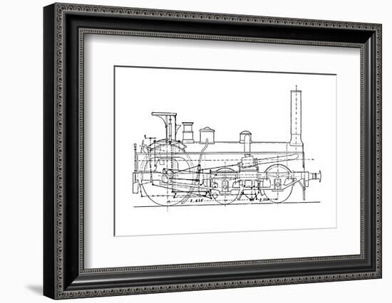 Crompton's Steam Locomotive-Mark Sykes-Framed Photographic Print