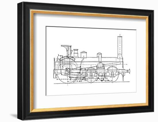 Crompton's Steam Locomotive-Mark Sykes-Framed Photographic Print