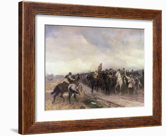 Cromwell at Dunbar, 1650-Andrew Carrick Gow-Framed Giclee Print