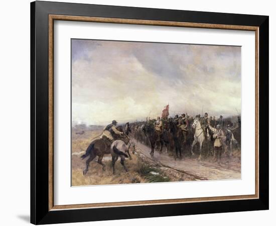 Cromwell at Dunbar, 1650-Andrew Carrick Gow-Framed Giclee Print