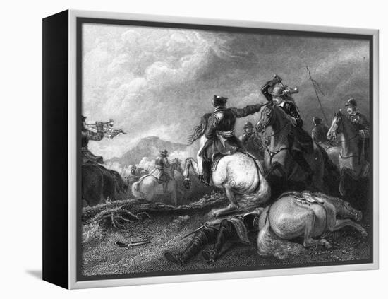 Cromwell at the Battle of Marston Moor, 2 July 1644-William Greatbach-Framed Premier Image Canvas