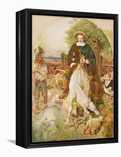 Cromwell on His Farm, 1873-4-Ford Madox Brown-Framed Premier Image Canvas