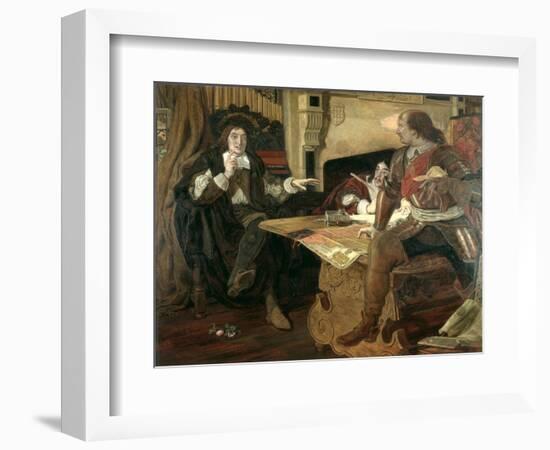 Cromwell, Protector of the Vaudois, 1877-Ford Madox Brown-Framed Giclee Print