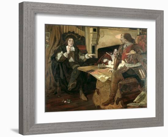 Cromwell, Protector of the Vaudois, 1877-Ford Madox Brown-Framed Giclee Print