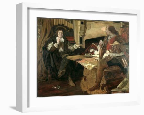 Cromwell, Protector of the Vaudois, 1877-Ford Madox Brown-Framed Giclee Print