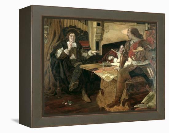 Cromwell, Protector of the Vaudois, 1877-Ford Madox Brown-Framed Premier Image Canvas