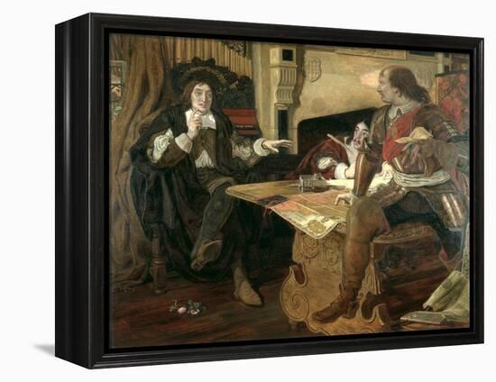 Cromwell, Protector of the Vaudois, 1877-Ford Madox Brown-Framed Premier Image Canvas
