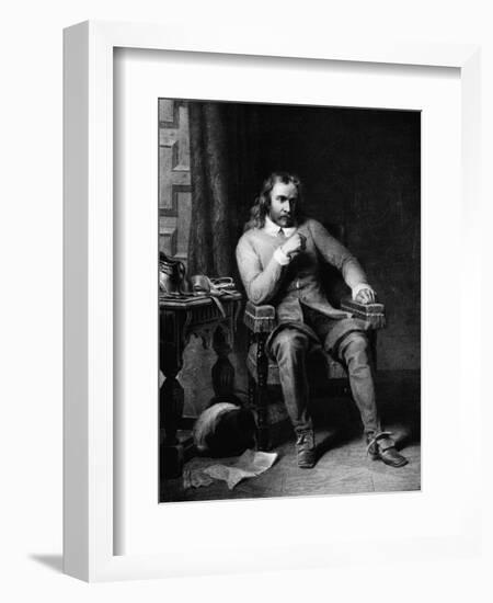 'Cromwell Resolving to Refuse the Crown', c1858, (1911)-Charles Lucy-Framed Giclee Print