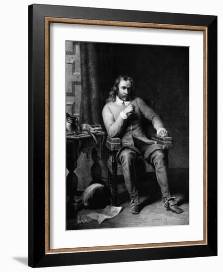 'Cromwell Resolving to Refuse the Crown', c1858, (1911)-Charles Lucy-Framed Giclee Print