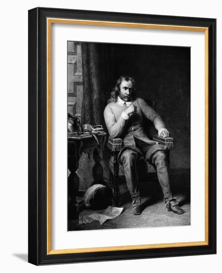 'Cromwell Resolving to Refuse the Crown', c1858, (1911)-Charles Lucy-Framed Giclee Print