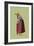 Crone from Gap Carries an Umbrella-Elizabeth Whitney Moffat-Framed Art Print