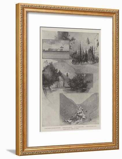 Cronje's Captivity, Scenes in St Helena-Charles Auguste Loye-Framed Giclee Print