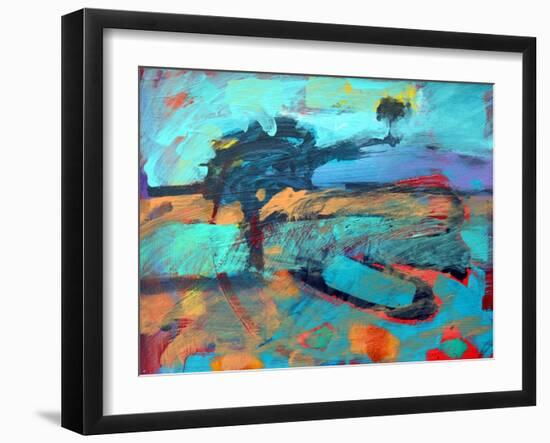 Crookbarrow Hill II-Paul Powis-Framed Giclee Print