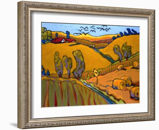 Crooked Poplar-Don Tiller-Framed Giclee Print