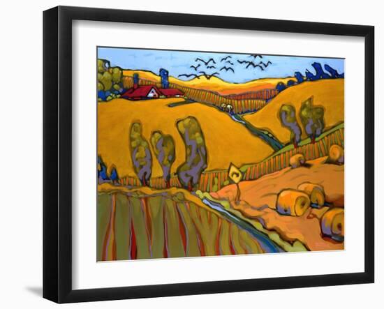 Crooked Poplar-Don Tiller-Framed Giclee Print