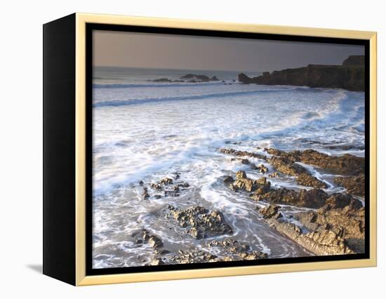 Crooklets Beach, Bude, Cornwall, England, United Kingdom, Europe-Jeremy Lightfoot-Framed Premier Image Canvas