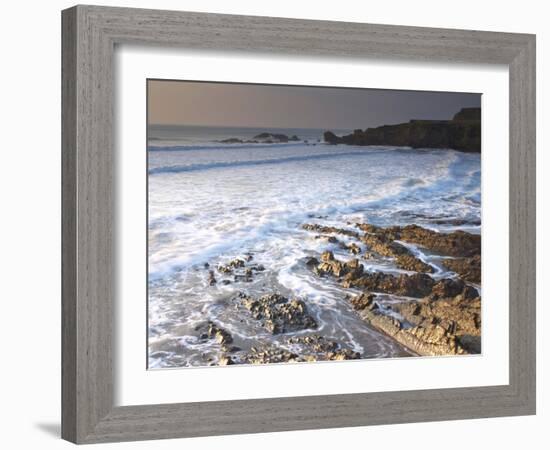 Crooklets Beach, Bude, Cornwall, England, United Kingdom, Europe-Jeremy Lightfoot-Framed Photographic Print