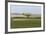 Crop Duster Airplane Spraying Farm Field Near Mott, North Dakota, USA-Chuck Haney-Framed Photographic Print