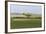 Crop Duster Airplane Spraying Farm Field Near Mott, North Dakota, USA-Chuck Haney-Framed Photographic Print