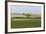 Crop Duster Airplane Spraying Farm Field Near Mott, North Dakota, USA-Chuck Haney-Framed Photographic Print