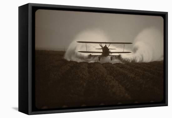 Crop Duster I-null-Framed Premier Image Canvas