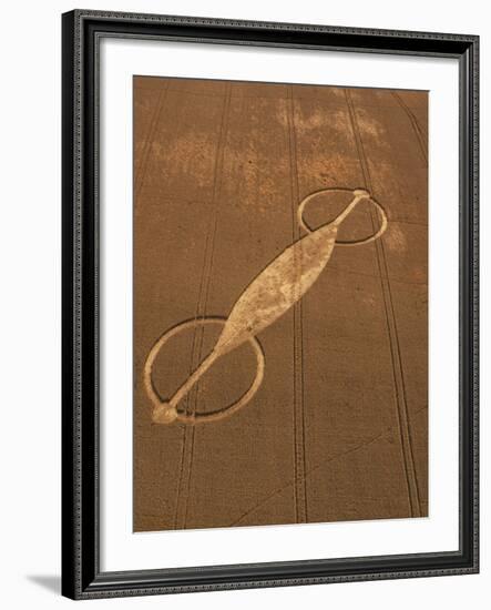 Crop Formation, Hungerford, Berkshire-David Parker-Framed Photographic Print
