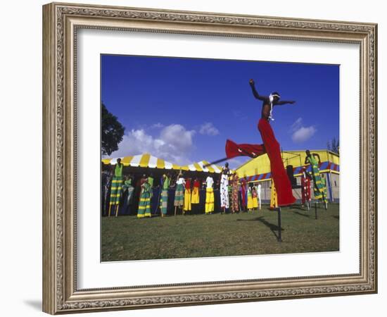 Crop over Carnival, Bridgetown, Barbados, Caribbean-Greg Johnston-Framed Photographic Print