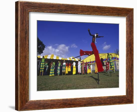 Crop over Carnival, Bridgetown, Barbados, Caribbean-Greg Johnston-Framed Photographic Print