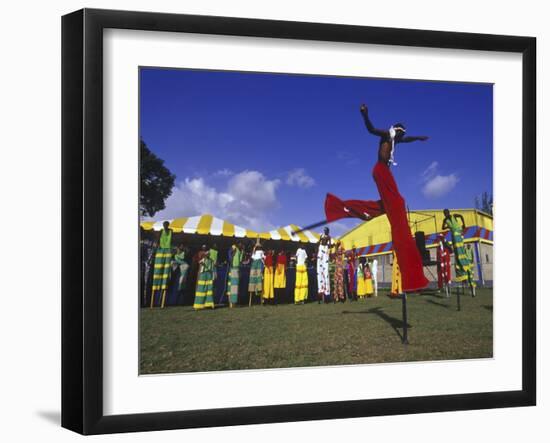 Crop over Carnival, Bridgetown, Barbados, Caribbean-Greg Johnston-Framed Photographic Print