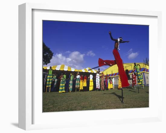 Crop over Carnival, Bridgetown, Barbados, Caribbean-Greg Johnston-Framed Photographic Print