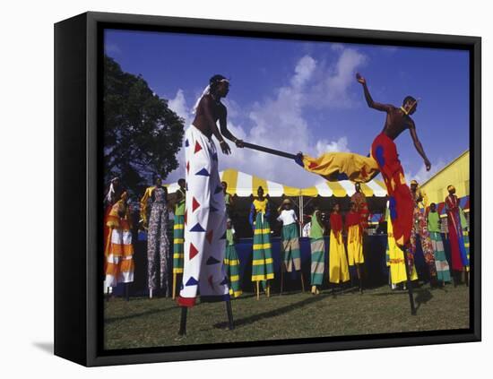 Crop over Carnival, Bridgetown, Barbados, Caribbean-Greg Johnston-Framed Premier Image Canvas