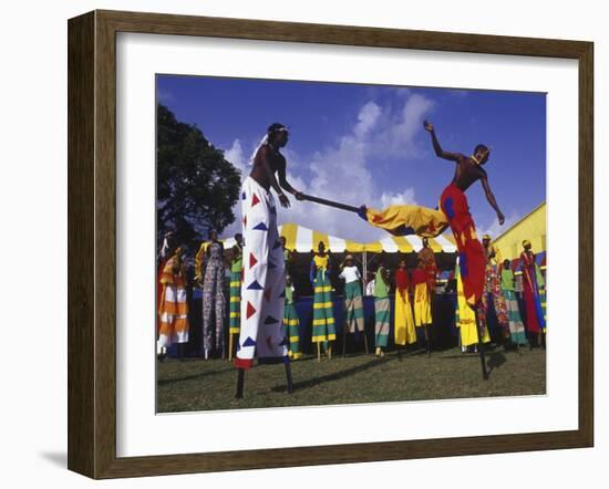 Crop over Carnival, Bridgetown, Barbados, Caribbean-Greg Johnston-Framed Photographic Print