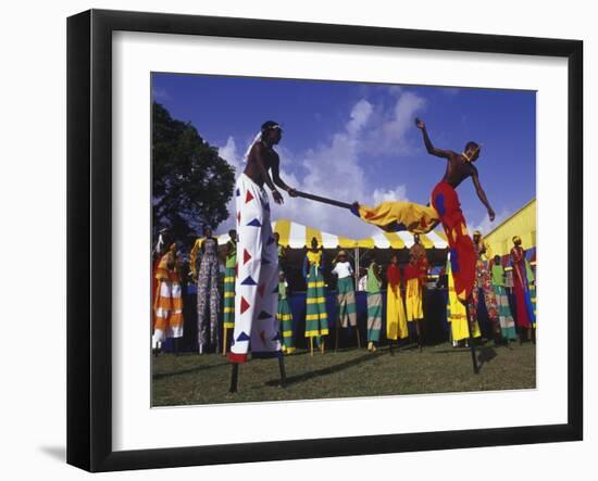 Crop over Carnival, Bridgetown, Barbados, Caribbean-Greg Johnston-Framed Photographic Print