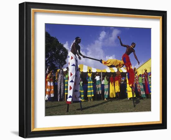 Crop over Carnival, Bridgetown, Barbados, Caribbean-Greg Johnston-Framed Photographic Print