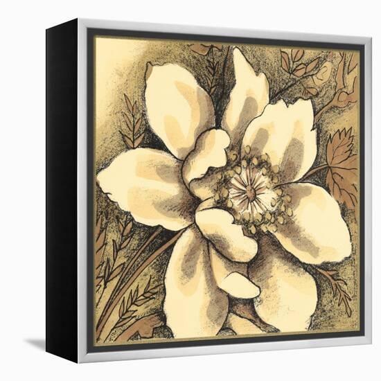 Cropped Golden Elegance I-Megan Meagher-Framed Stretched Canvas