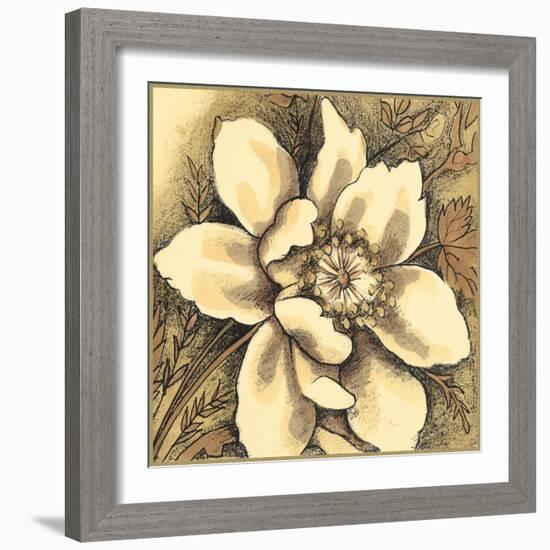 Cropped Golden Elegance I-Megan Meagher-Framed Art Print