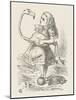 Croquet Alice with the Flamingo-John Tenniel-Mounted Photographic Print